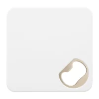 podtácek bílá s potiskem loga