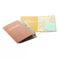 pohlednice s hadříkem na brýle přírodní s potiskem loga - foto 7