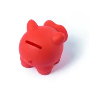 pokladnička prasátko červená s potiskem loga - foto 2