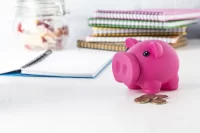 pokladnička prasátko růžová s potiskem loga - foto 2