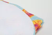 polární deka z RPET na zakázku bílá s potiskem loga - foto 5