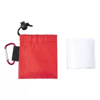 pončo červená s potiskem loga - foto 2