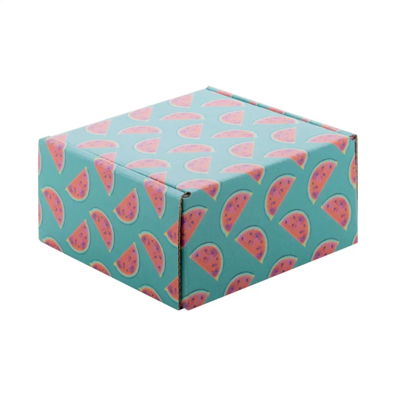 poštovní krabice bílá s potiskem loga