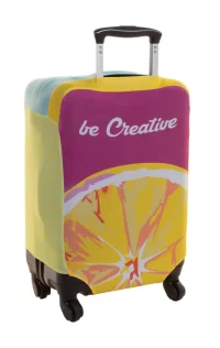 potah na kufr na zakázku bílá s potiskem loga - foto 3