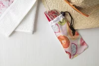 pouzdro na brýle bílá s potiskem loga - foto 3