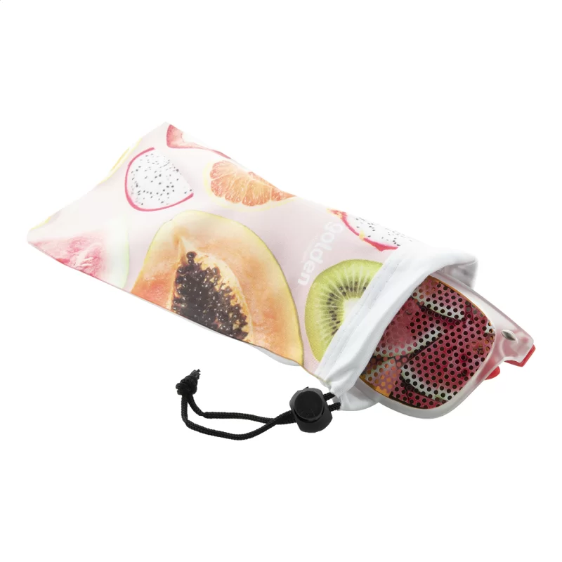 pouzdro na brýle bílá s potiskem loga