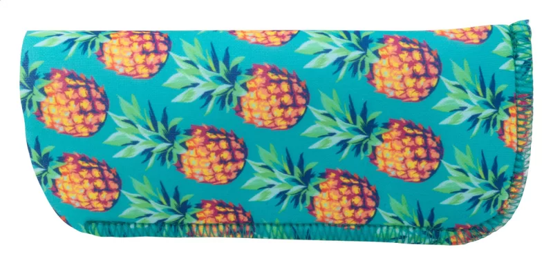 pouzdro na brýle na zakázku bílá s potiskem loga