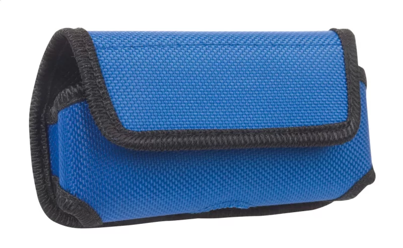 pouzdro na mobilní telefon modrá s potiskem loga