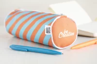 pouzdro na pera na zakázku bílá s potiskem loga - foto 7