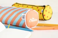 pouzdro na pera na zakázku bílá s potiskem loga - foto 9