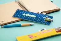 pouzdro na pera na zakázku bílá s potiskem loga - foto 10