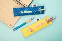 pouzdro na pera na zakázku bílá s potiskem loga - foto 11