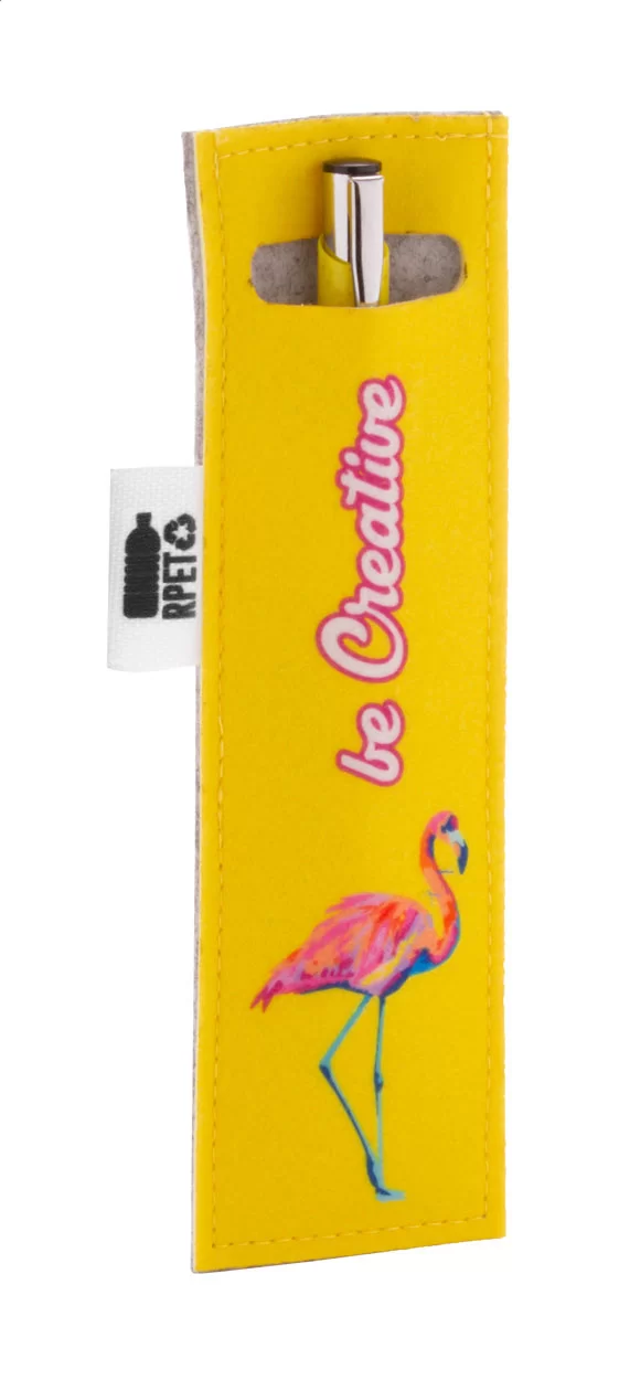 pouzdro na pera na zakázku bílá s potiskem loga