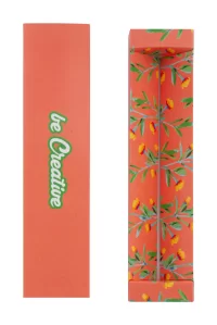 pouzdro na pera na zakázku bílá s potiskem loga