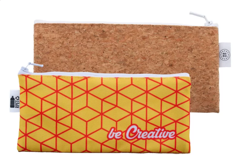 pouzdro na pera na zakázku bílá s potiskem loga