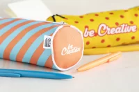 pouzdro na pera na zakázku černá s potiskem loga - foto 7