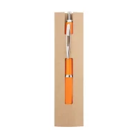 pouzdro na pero béžová s potiskem loga - foto 2