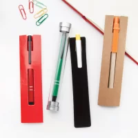 pouzdro na pero béžová s potiskem loga - foto 3