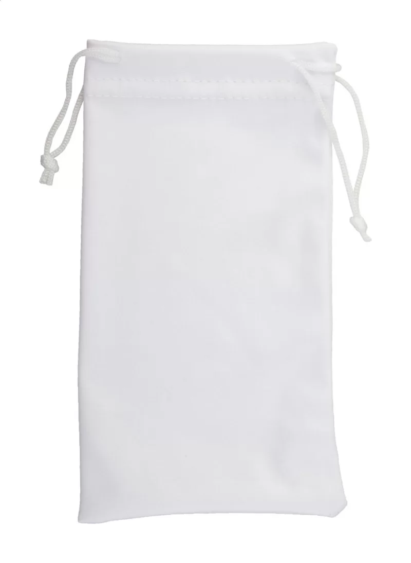 pouzdro na sluneční brýle bílá — reklamní předmět s vlastním potiskem pouzdro na sluneční brýle bílá s potiskem loga