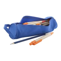 pouzdro na tužky modrá s potiskem loga - foto 3