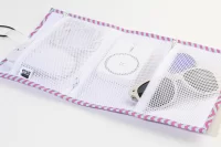 pouzdro-organizér z RPET na zakázku bílá s potiskem loga - foto 4