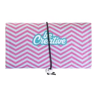 pouzdro-organizér z RPET na zakázku bílá s potiskem loga - foto 6