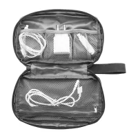 pouzdro s organizérem RPET černá s potiskem loga - foto 4