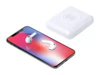 powerbanka sluchátka bílá s potiskem loga - foto 6