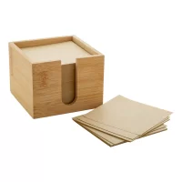 poznámková kostka přírodní s potiskem loga - foto 2