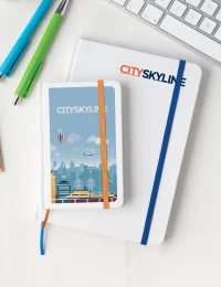 poznámkový blok oranžová s potiskem loga - foto 4