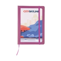 poznámkový blok růžová s potiskem loga - foto 2