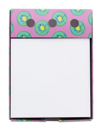 poznámkový blok s držákem na pero bílá s potiskem loga - foto 2