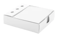 poznámkový blok s držákem na pero bílá s potiskem loga - foto 3