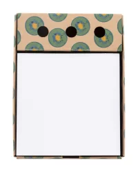 poznámkový blok s držákem na pero přírodní s potiskem loga - foto 2