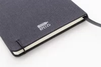 poznámkový blok z RPET černá s potiskem loga - foto 4