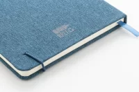 poznámkový blok z RPET modrá s potiskem loga - foto 7