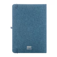 poznámkový blok z RPET modrá s potiskem loga - foto 8