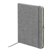 poznámkový blok z RPET šedá s potiskem loga - foto 4