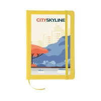 poznámkový blok žlutá s potiskem loga - foto 2