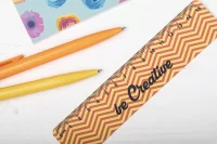 pravítko na zakázku, 15 cm bílá s potiskem loga - foto 5