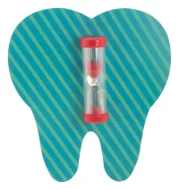 přesýpací hodiny červená s potiskem loga - foto 2