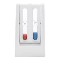 přesýpací hodiny RABS bílá s potiskem loga - foto 2