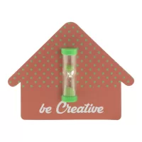 přesýpací hodiny zelená s potiskem loga - foto 4