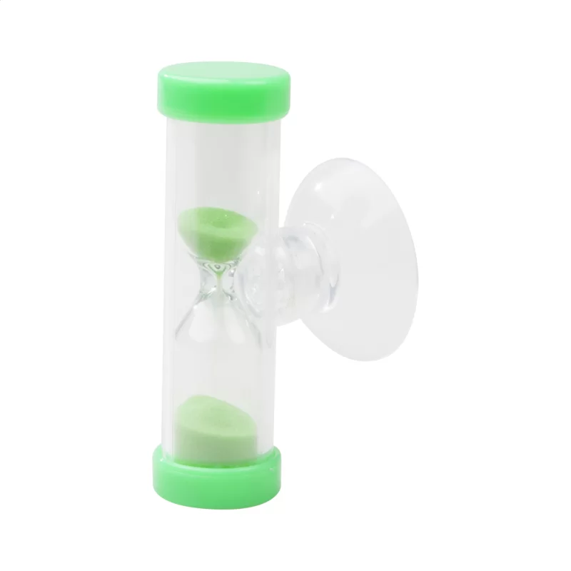 přesýpací hodiny zelená s potiskem loga