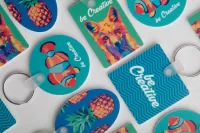 přívěšek na klíče bílá s potiskem loga - foto 6