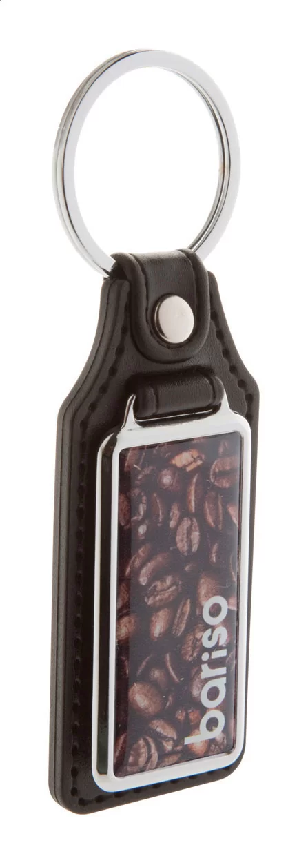 přívěšek na klíče černá — reklamní předmět s vlastním potiskem přívěšek na klíče černá s potiskem loga