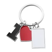 přívěšek na klíče červená s potiskem loga - foto 2