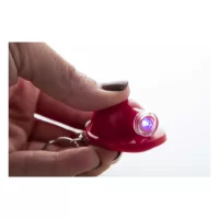 přívěšek na klíče červená s potiskem loga - foto 3