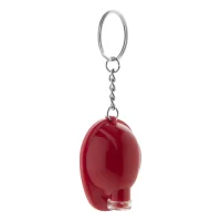 přívěšek na klíče červená s potiskem loga