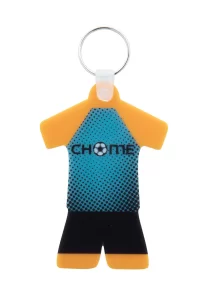 přívěšek na klíče na zakázku bílá s potiskem loga - foto 2